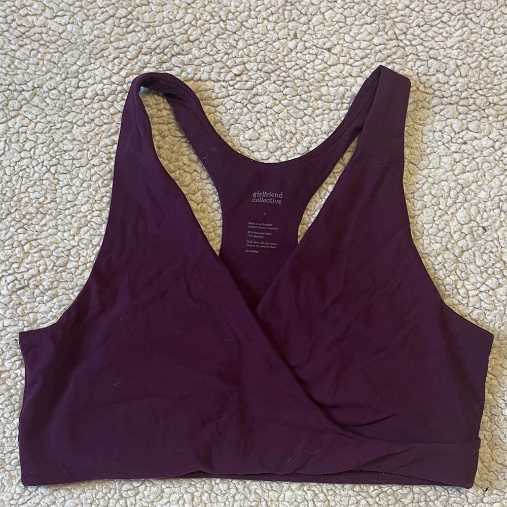 Girlfriend Collective Deep Purple Sports Bra